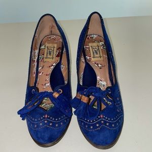 Miss L-Fire blue heels